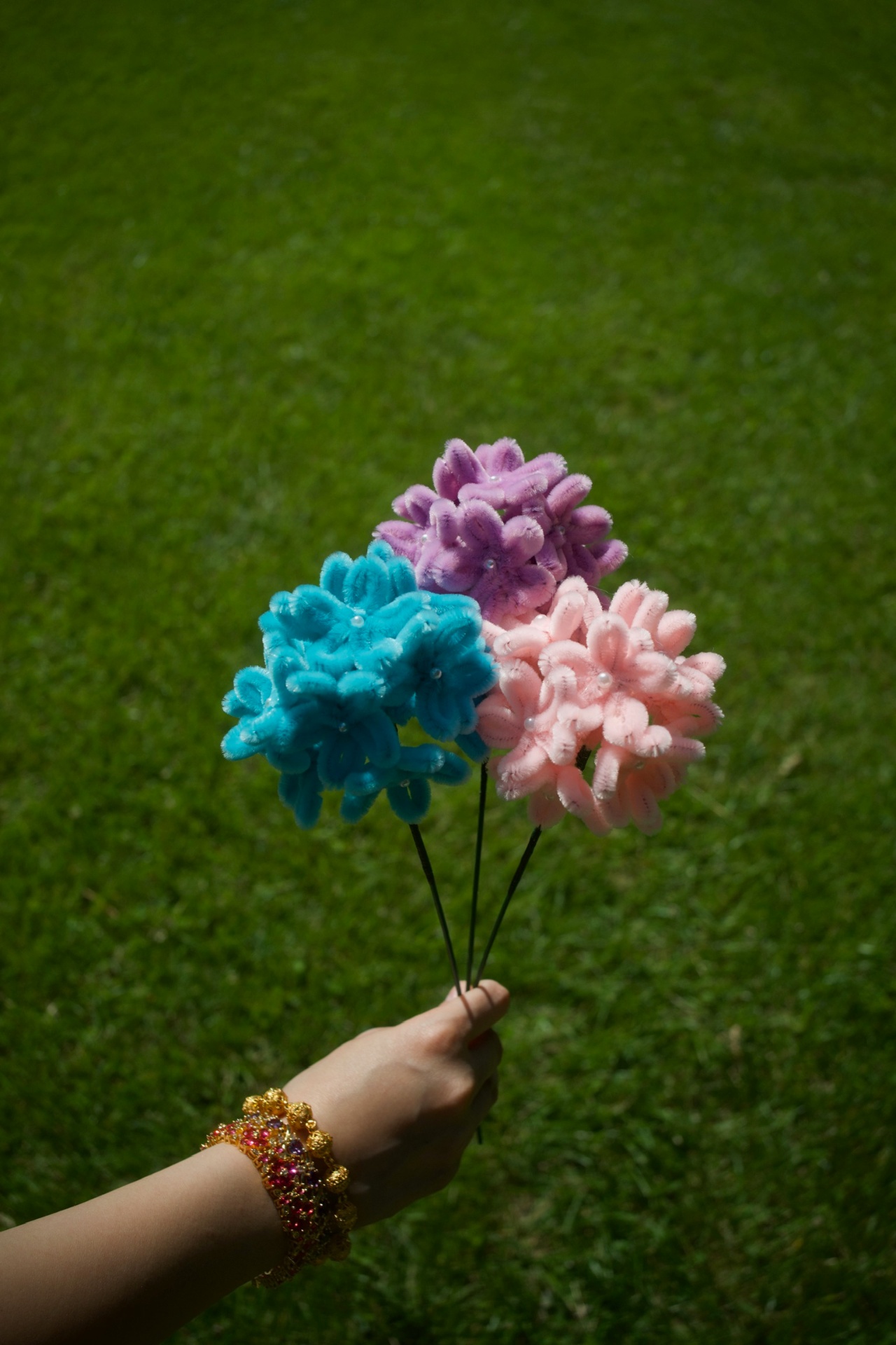 Pipe Cleaner Hydrangeas